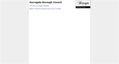 Desktop Screenshot of epetition.harrogate.gov.uk